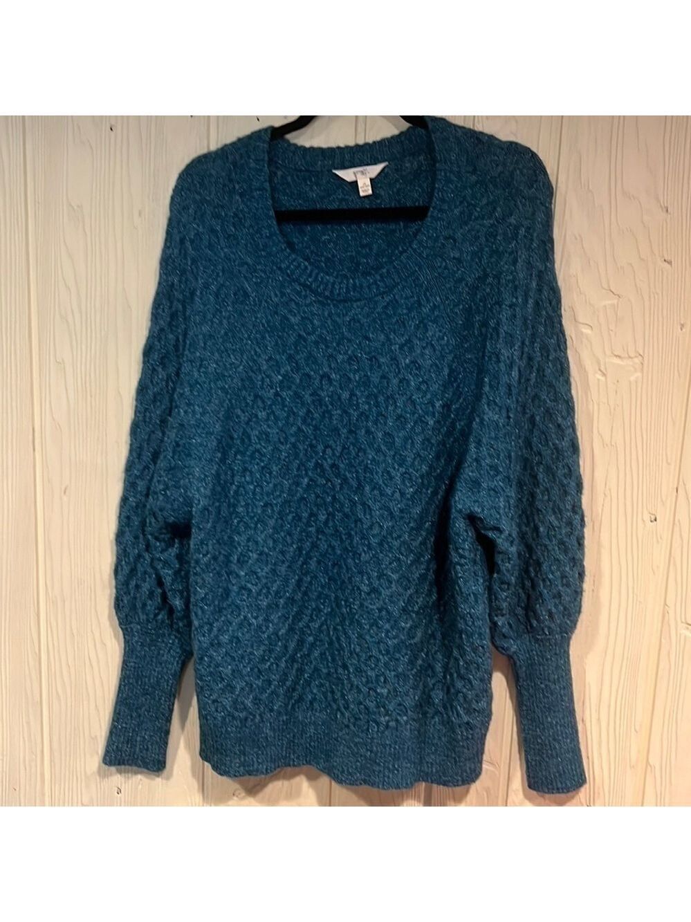 Terra Sky Sweater Rib Knit Size 1X